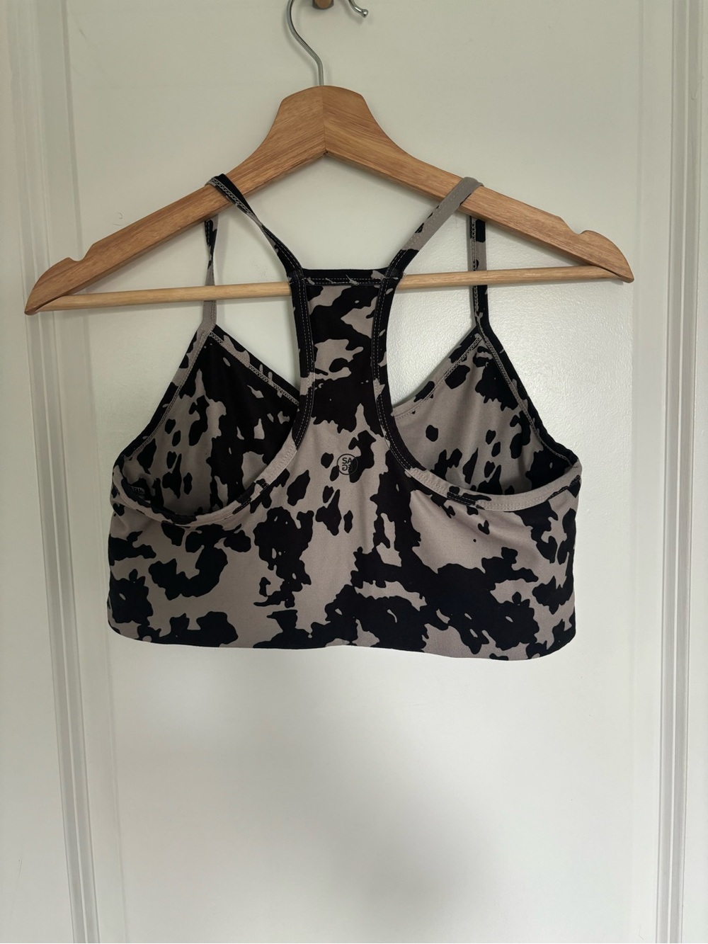 🎉 3/$15 Sage Cowhide Print Sports Bra - Picture 2 of 7